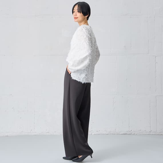 シアージャカードブラウス (55114) 3枚目画像