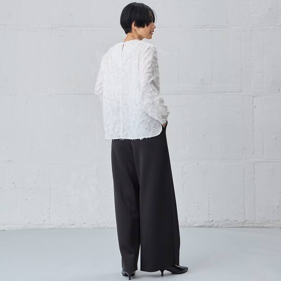 シアージャカードブラウス　(55114) 4枚目画像