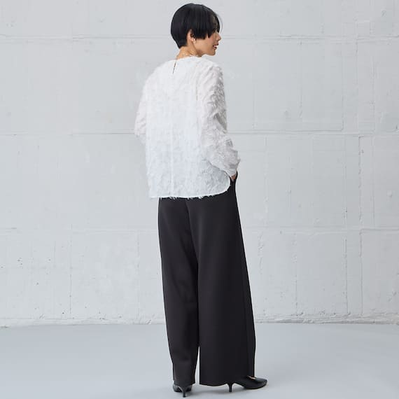 シアージャカードブラウス (55114) 4枚目画像