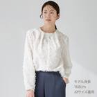 シアージャカードブラウス　(55114) 5枚目画像