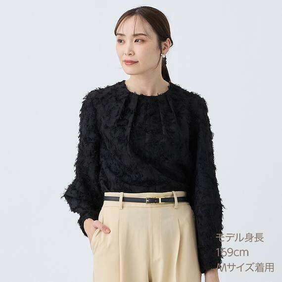 シアージャカードブラウス　(55114) 11枚目画像