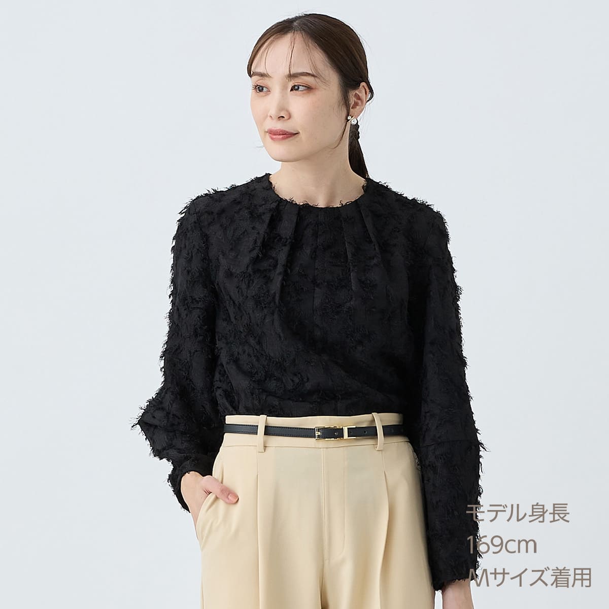 シアージャカードブラウス (55114) | ニトリネット【公式】 家具
