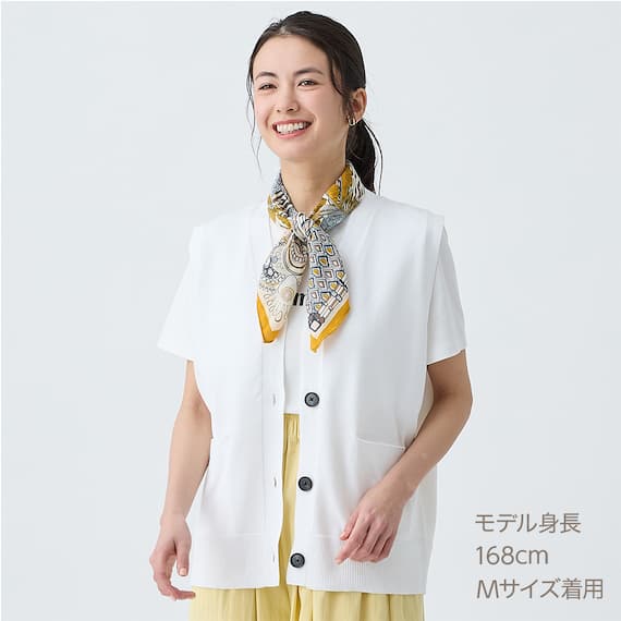 吸水速乾軽量ニットジレ (85105) 3枚目画像