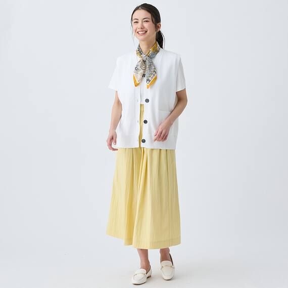 吸水速乾軽量ニットジレ　(85105) 4枚目画像