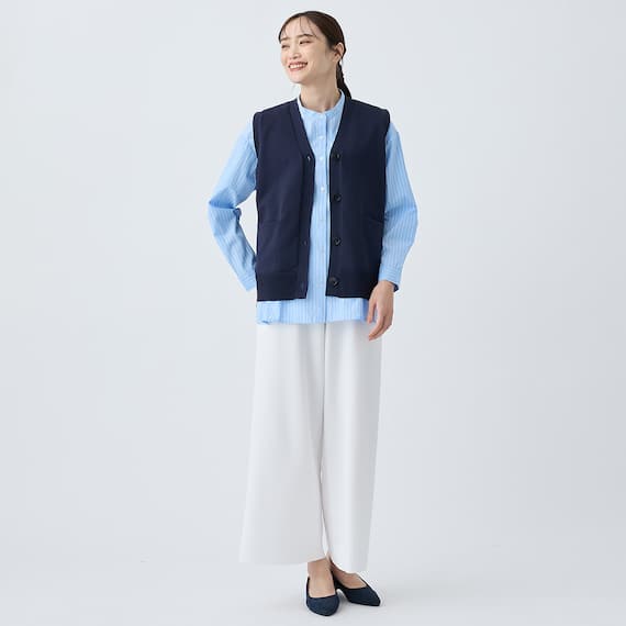 吸水速乾軽量ニットジレ (85105) 8枚目画像