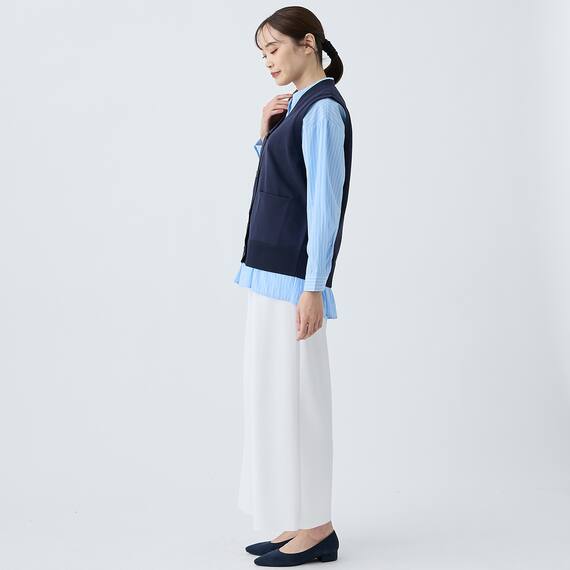 吸水速乾軽量ニットジレ　(85105) 10枚目画像