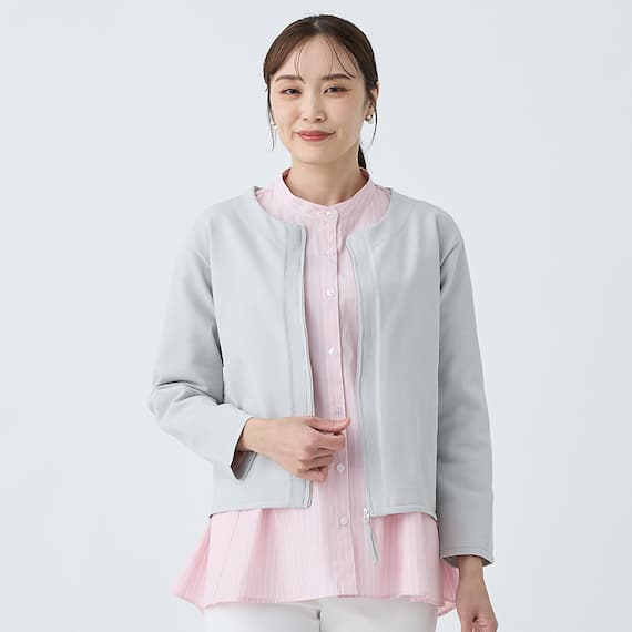 吸水速乾軽量ニットジャケット (85106) 10枚目画像