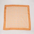 千鳥柄７０角スカーフ　(95159) 1枚目画像