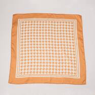 千鳥柄７０㎝角スカーフ　(95159)