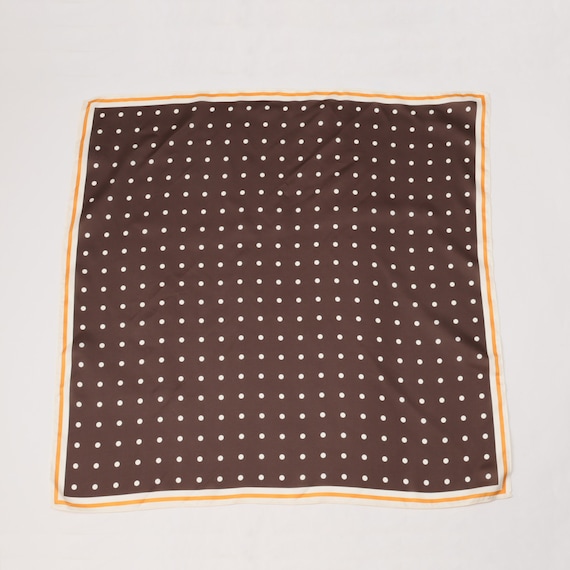 ドット柄70角スカーフ (95160) 1枚目画像