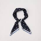 ドット柄７０角スカーフ　(95160) 2枚目画像