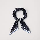 ドット柄70角スカーフ (95160) 2枚目画像