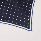 ドット柄７０角スカーフ　(95160) 4枚目画像