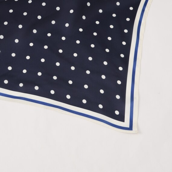 ドット柄70角スカーフ (95160) 4枚目画像