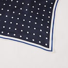 ドット柄70角スカーフ (95160) 4枚目画像