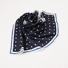 ドット柄70角スカーフ (95160) 5枚目画像