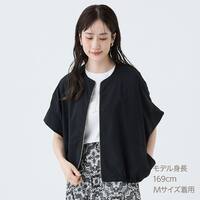 ドライタッチ半袖ブルゾン　(15112)