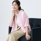 麻混ボクシーシャツ　(55120) 9枚目画像