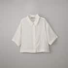 麻混ボクシーシャツ (55120) 13枚目画像