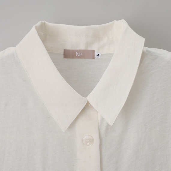 麻混ボクシーシャツ (55120) 17枚目画像