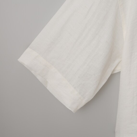 麻混ボクシーシャツ　(55120) 18枚目画像