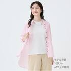 麻混バンドカラーチュニックシャツ　(55121) 3枚目画像