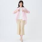 麻混バンドカラーチュニックシャツ　(55121) 5枚目画像