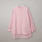 麻混バンドカラーチュニックシャツ (55121) 16枚目画像