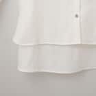 麻混バンドカラーチュニックシャツ (55121) 21枚目画像