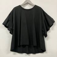 接触冷感吸水速乾ＵＶカットフレア袖プルオーバー　(65123)