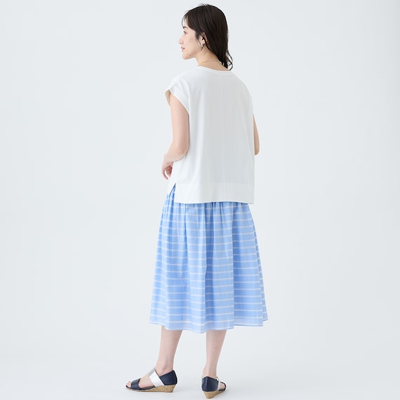 接触冷感吸水速乾UVカット折り返し袖プルオーバー (65124) 4枚目画像