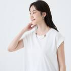 接触冷感吸水速乾ＵＶカット折り返し袖プルオーバー　(65124) 5枚目画像