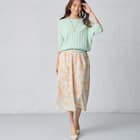 プリーツニットドルマンスリーブプルオーバー (75112) 8枚目画像