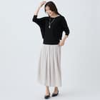 プリーツニットドルマンスリーブプルオーバー (75112) 13枚目画像