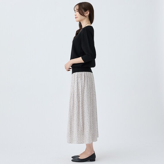 プリーツニットドルマンスリーブプルオーバー　(75112) 14枚目画像