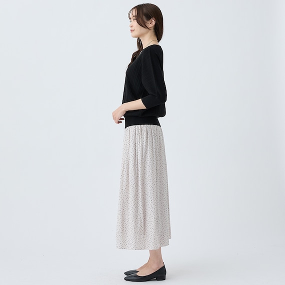 プリーツニットドルマンスリーブプルオーバー (75112) 14枚目画像