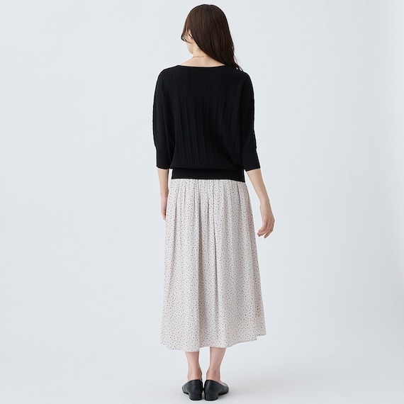 プリーツニットドルマンスリーブプルオーバー (75112) 15枚目画像