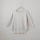 プリーツニットドルマンスリーブプルオーバー (75112) 16枚目画像