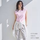 ひんやりニットブロッキングノースリーブプルオーバー　(75107) 15枚目画像