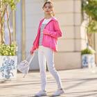 【ニトリネット先行販売】ひんやりニットボーダーノースリーブプルオーバー　(75108) 2枚目画像