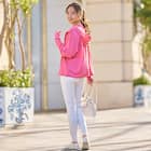 【ニトリネット先行販売】ひんやりニットボーダーノースリーブプルオーバー (75108) 7枚目画像