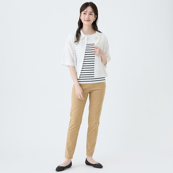 【ニトリネット先行販売】ひんやりニットボーダーノースリーブプルオーバー　(75108) 11枚目画像