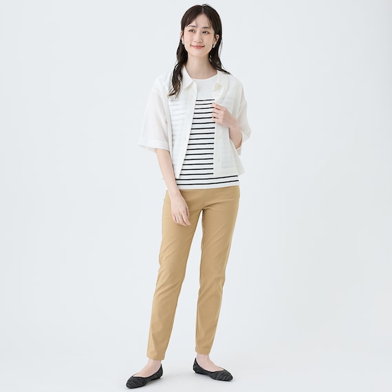 【ニトリネット先行販売】ひんやりニットボーダーノースリーブプルオーバー (75108) 11枚目画像