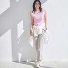 【ニトリネット先行販売】ひんやりニットボーダーノースリーブプルオーバー　(75108) 18枚目画像