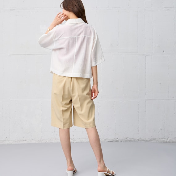 【ニトリネット先行販売】ひんやりニットボーダーノースリーブプルオーバー (75108) 28枚目画像