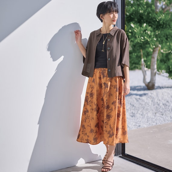 【ニトリネット先行販売】ひんやりニットボーダーノースリーブプルオーバー (75108) 30枚目画像