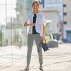 【ニトリネット先行販売】ひんやりニットボーダーノースリーブプルオーバー　(75108) 32枚目画像