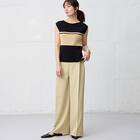 【ニトリネット先行販売】ひんやりニットボーダーノースリーブプルオーバー　(75108) 34枚目画像