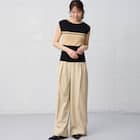 【ニトリネット先行販売】ひんやりニットボーダーノースリーブプルオーバー (75108) 36枚目画像