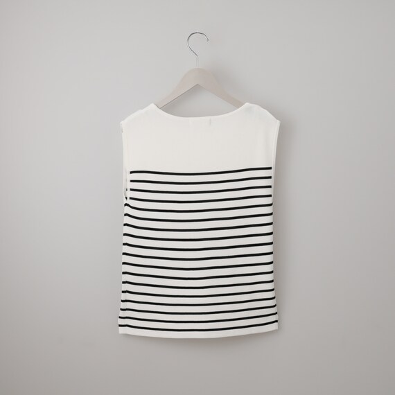 【ニトリネット先行販売】ひんやりニットボーダーノースリーブプルオーバー　(75108) 40枚目画像